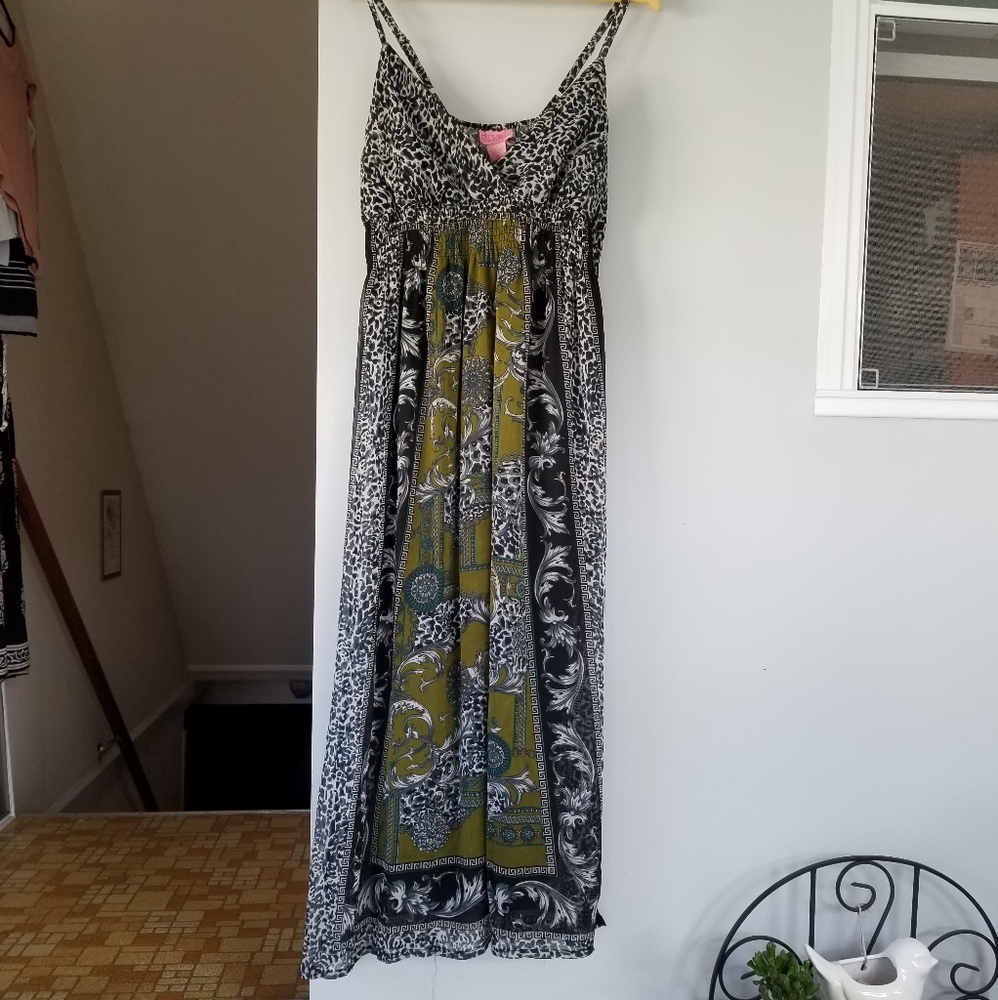 Maxi print dress